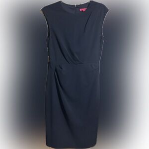 Betsey Johnson Navy Asymmetrical Dress